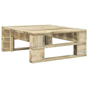 Tuinhocker pallet groen geïmpregneerd grenenhout