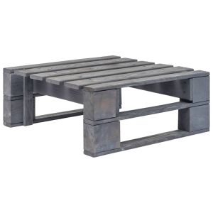 Tuinhocker pallet grijs geïmpregneerd grenenhout
