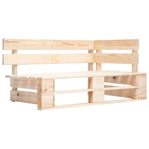 4-delige Loungeset pallet met kussens geïmpregneerd grenenhout