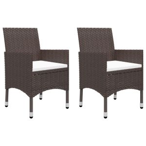 3-delige Tuinset bruin