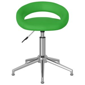 Eetkamerstoelen draaibaar 6 st kunstleer groen