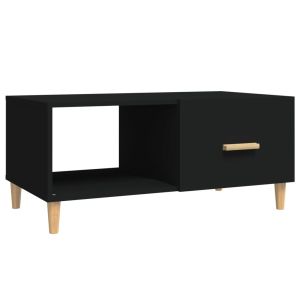 Salontafel 89,5x50x40 cm bewerkt hout zwart
