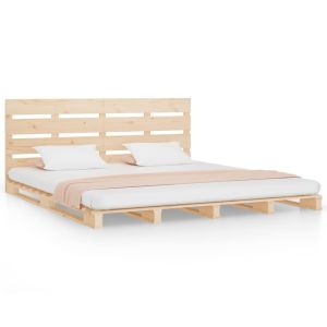 Bedframe massief grenenhout 135x190 cm 4FT6 Double