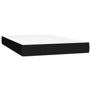 Pocketveringmatras 120x200x20 cm stof zwart