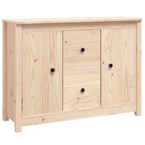 Dressoir 100x35x74 cm massief grenenhout