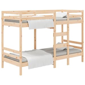 Stapelbed massief grenenhout 90x190 cm