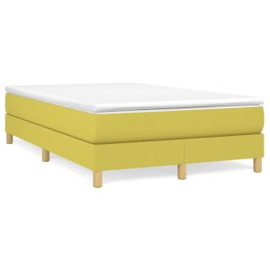 Boxspringframe stof groen 120x200 cm