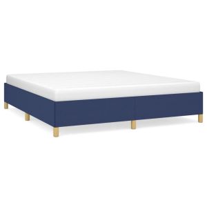 Boxspringframe stof blauw 180x200 cm