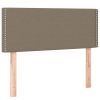 Hoofdbord 90x5x78/88 cm stof taupe