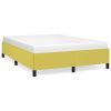 Bedframe stof groen 140x190 cm