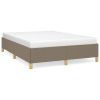 Bedframe stof taupe 140x200 cm