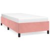 Bedframe fluweel roze 80x200 cm