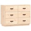 Dressoir 100x40x75 cm massief grenenhout