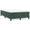Boxspringframe fluweel donkergroen 120x200 cm