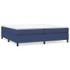 Boxspringframe stof blauw 200x200 cm
