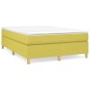 Boxspringframe stof groen 140x190 cm