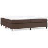 Boxspringframe kunstleer bruin 200x200 cm