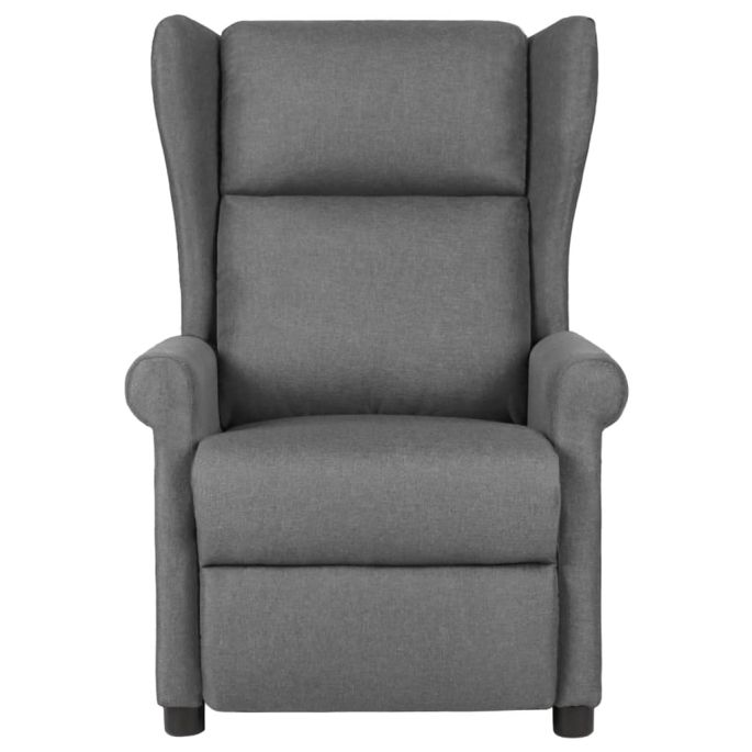 Massagestoel stof lichtgrijs