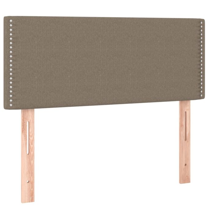 Hoofdbord 90x5x78/88 cm stof taupe