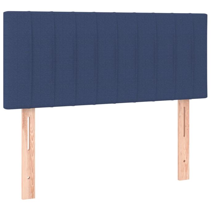Hoofdbord 90x5x78/88 cm stof blauw