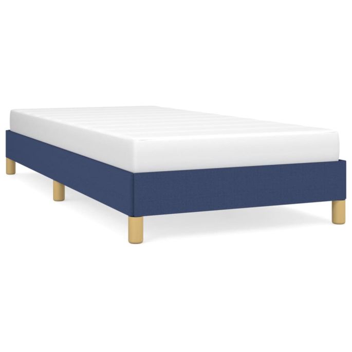 Bedframe stof blauw 90x190 cm