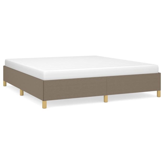 Boxspringframe stof taupe 180x200 cm