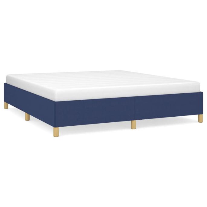 Boxspringframe stof blauw 180x200 cm