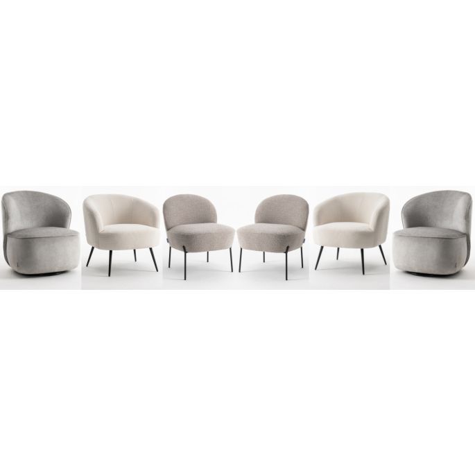 Tuinstoelen 2 stuks verstelbaar met kussens poly rattan beige / bruin TEST